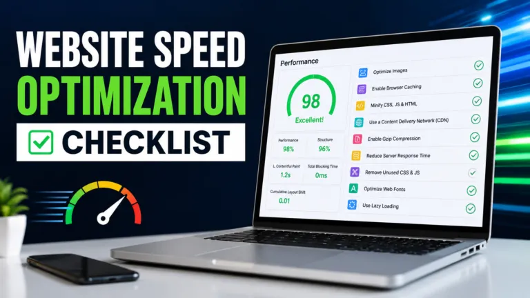 Website Speed Optimization Checklist
