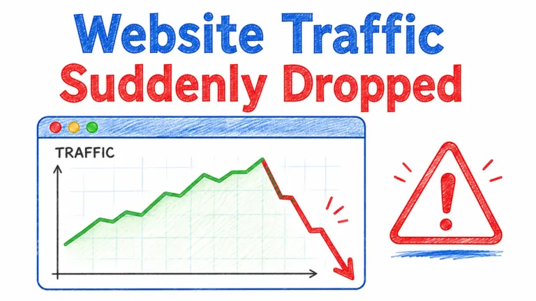 Website Traffic Suddenly Dropped
