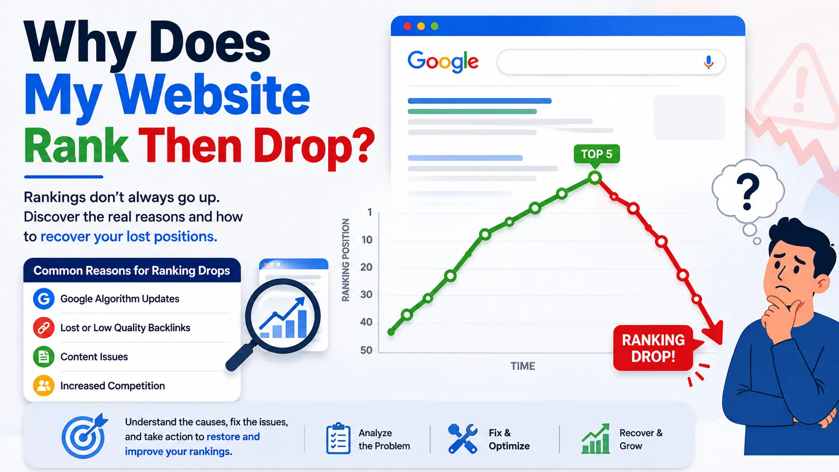 Why Does My Website Rank Then Drop