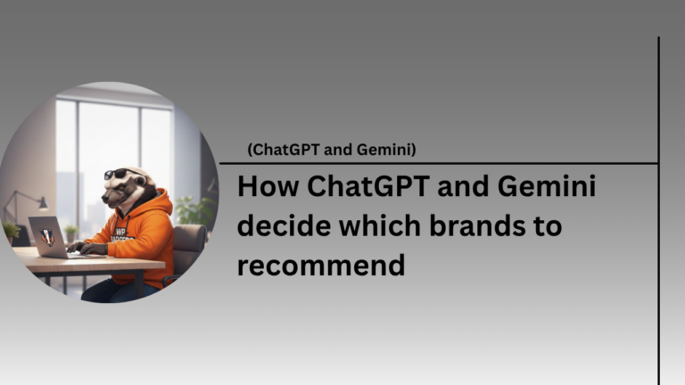 How ChatGPT and Gemini decide which brands to recommend for business growth.
