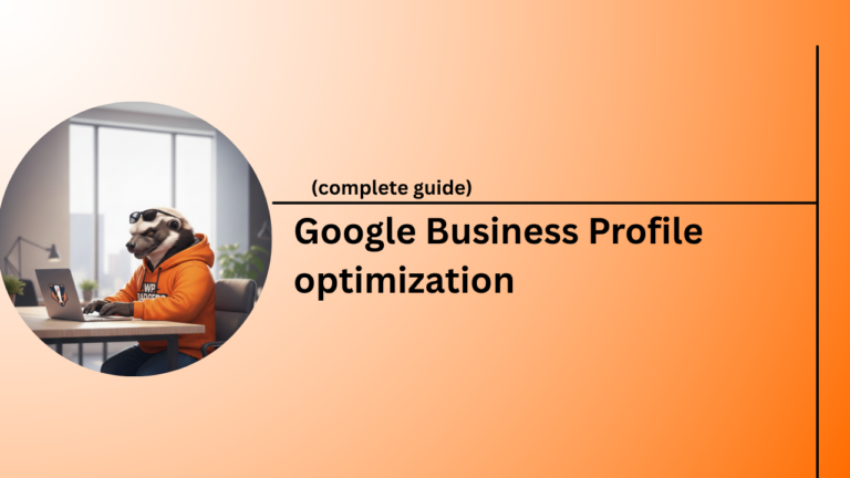 A professional digital marketer performing Google Business Profile optimization for a local business