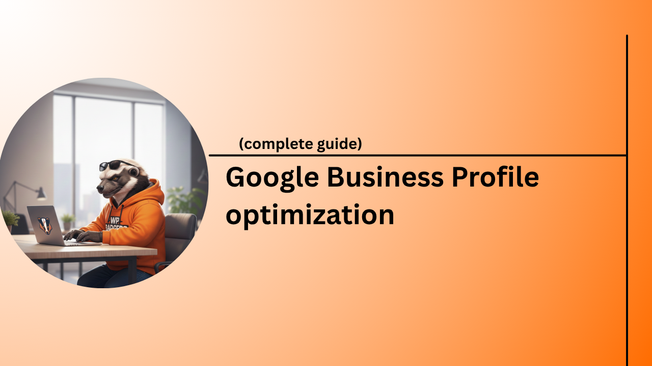 A professional digital marketer performing Google Business Profile optimization for a local business