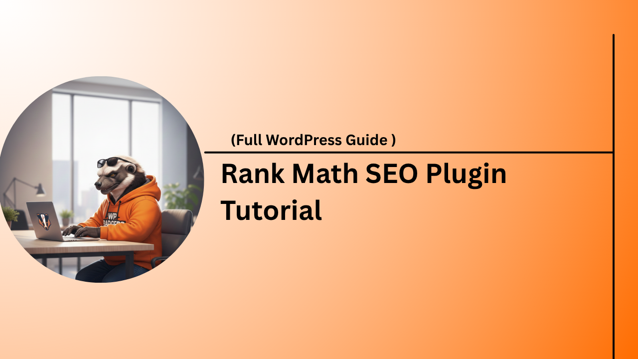 A detailed Rank Math SEO plugin tutorial interface showing WordPress dashboard settings