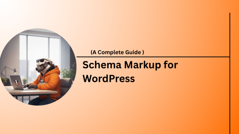 A detailed technical illustration of schema markup for WordPress showing code snippets and rich search results.