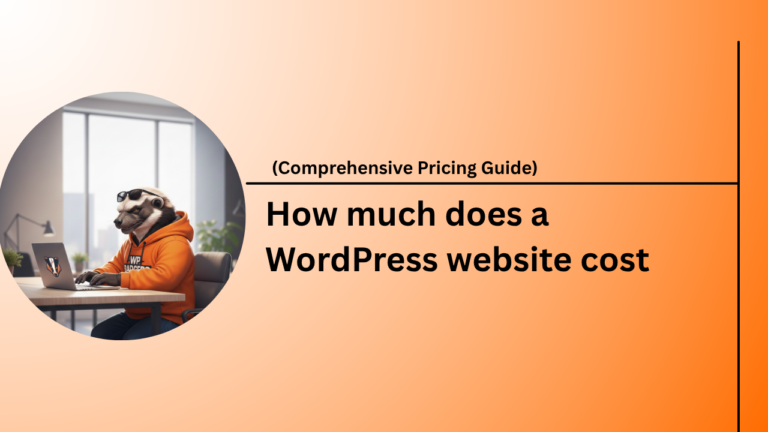 A detailed infographic showing the WordPress website cost 2026 for small businesses and enterprises.