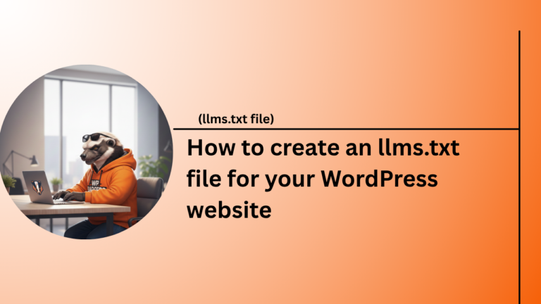 A developer setting up an llms.txt file WordPress for AI crawler optimization.