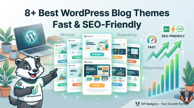 A collection of the best WordPress blog themes for fast loading and SEO optimization.