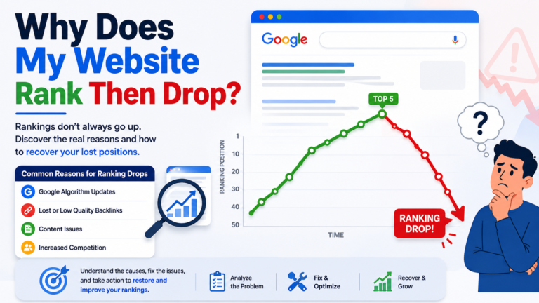 Why Does My Website Rank Then Drop