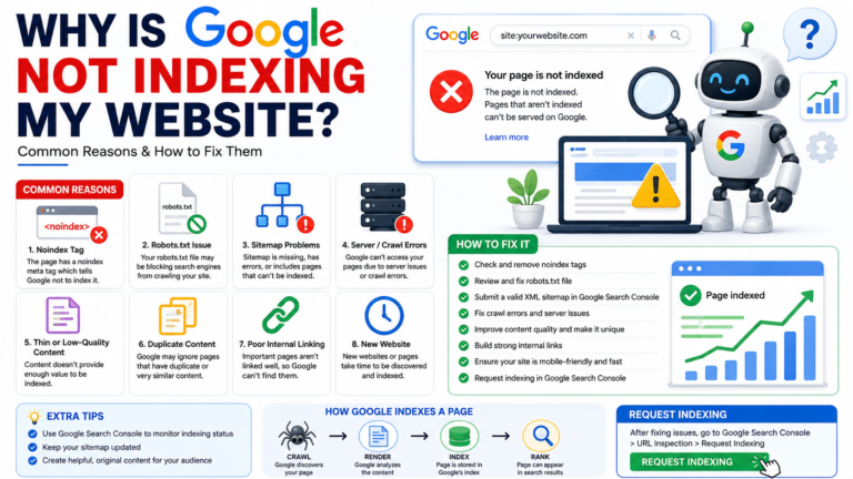 Why Is Google Not Indexing My Website