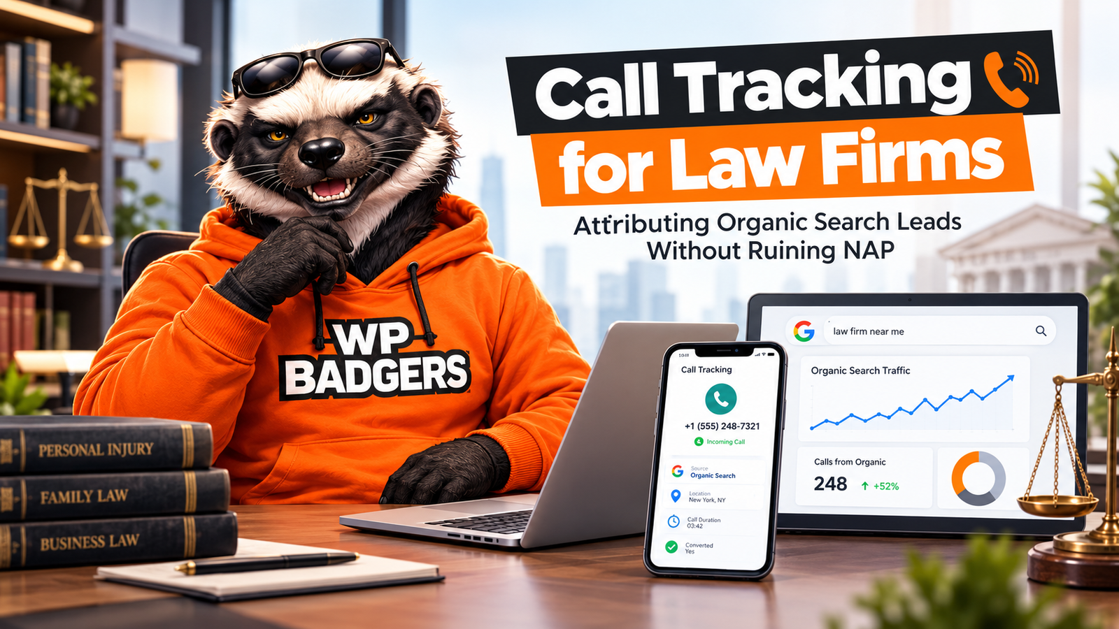 Call Tracking for Law Firms Attributing Organic Search Leads Without Ruining NAP