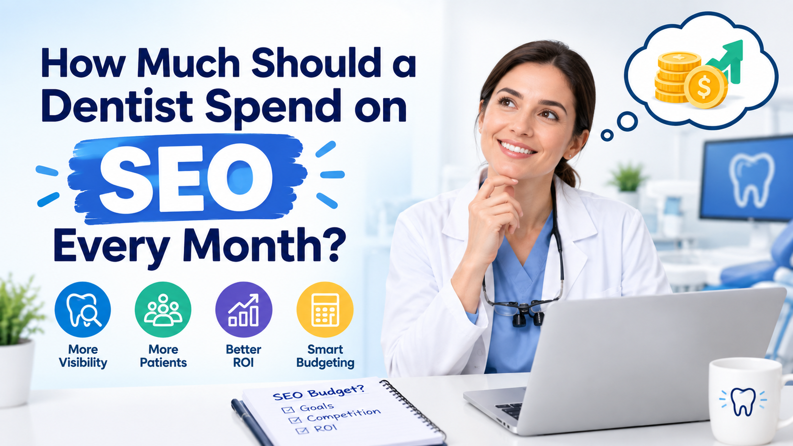 How Much Should a Dentist Spend on SEO Every Month?