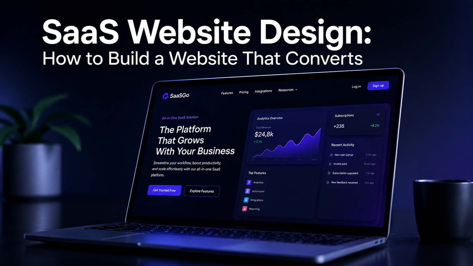 SaaS Website Design