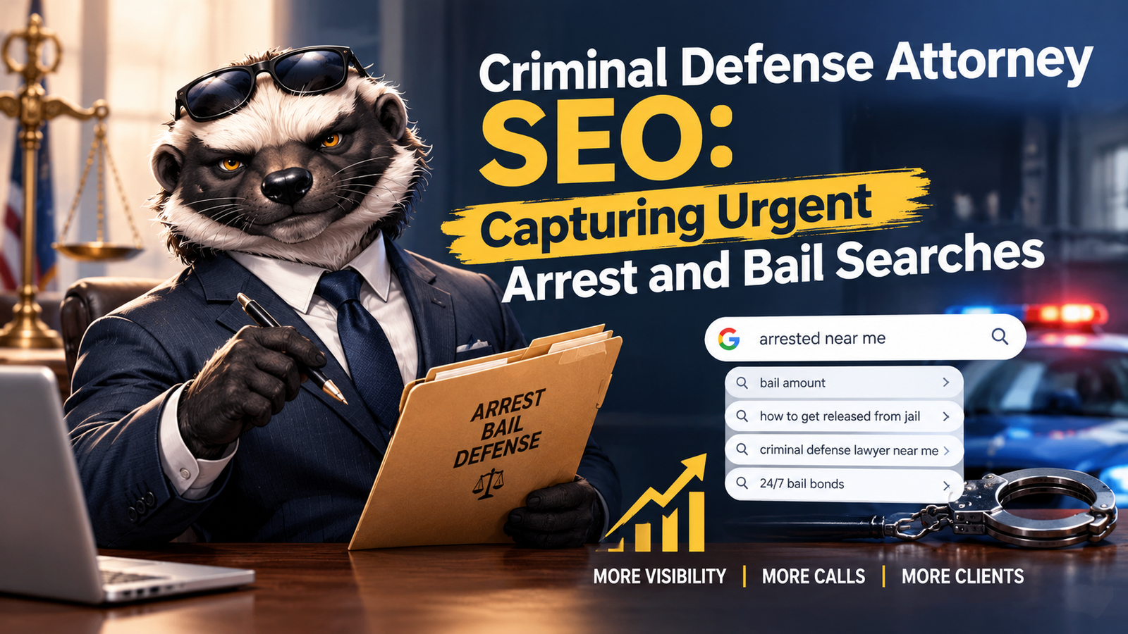 Criminal Defense Attorney SEO Capturing Urgent Arrest and Bail Searches