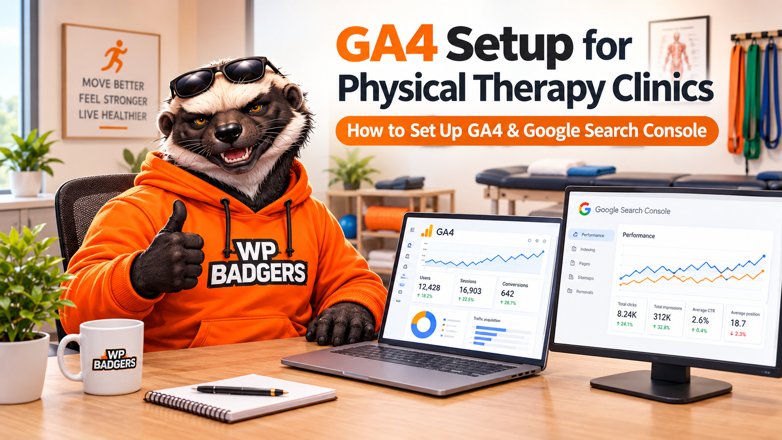 GA4 Setup Physical Therapy Clinic How to Set Up GA4 and Google Search Console