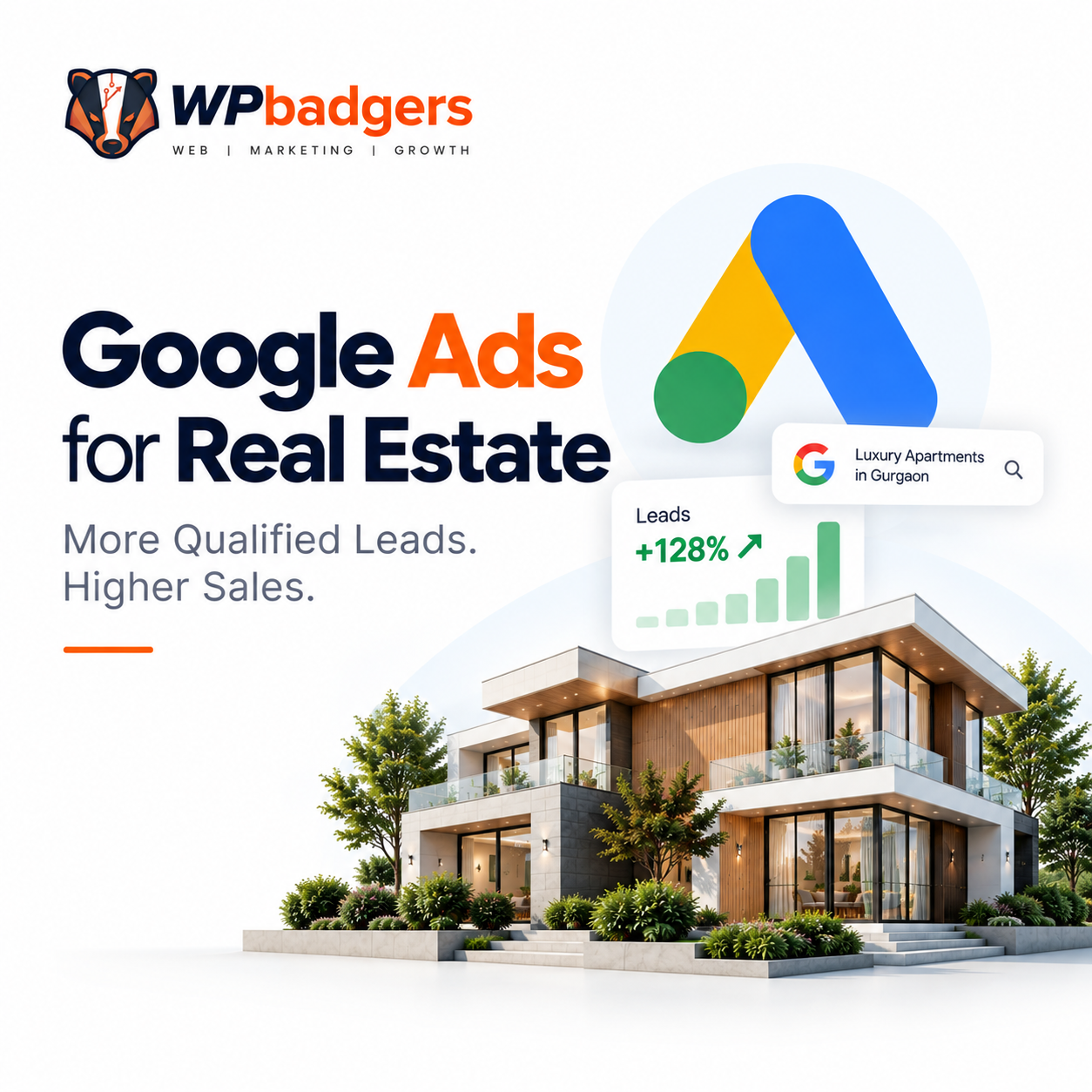 Google Ads for Real Estate - WP Badgers