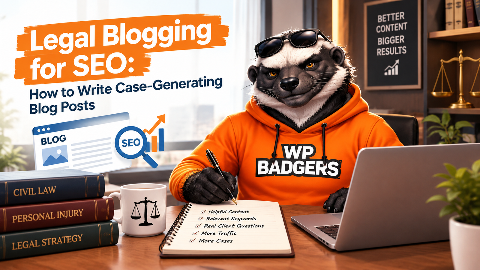 Legal Blogging for SEO Write Case-Generating Blogs WP Badger
