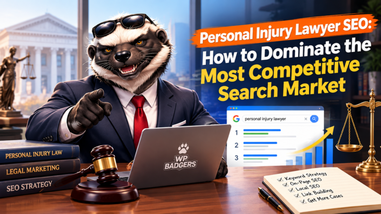 Personal Injury Lawyer SEO How to Dominate the Most Competitive Search Market
