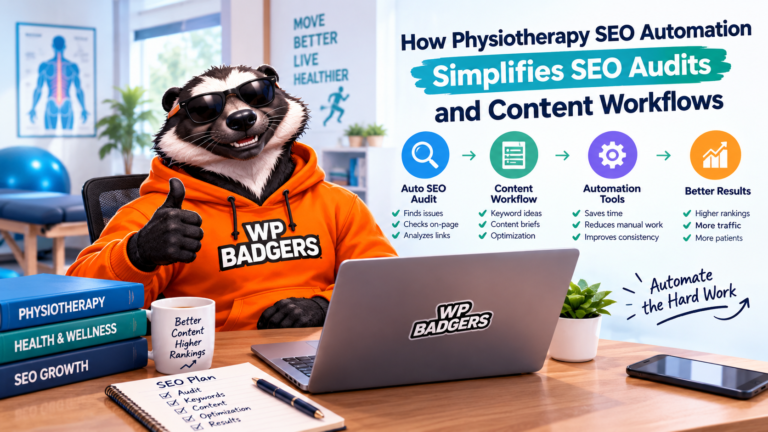 Physiotherapy SEO Automation Made Simple